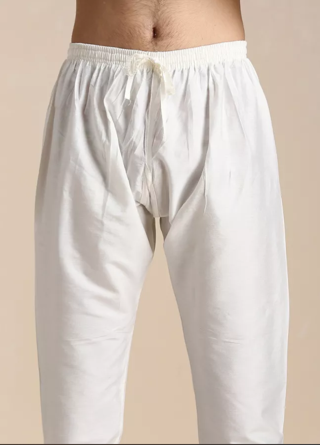 Tropical Blue Kurta Jacket Set - Image 4